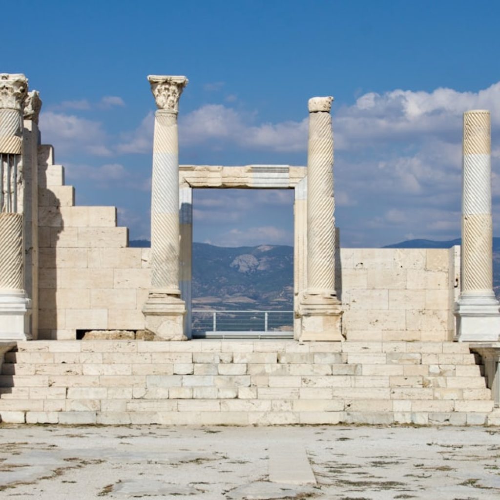 the ruins of the ancient city of ephesia