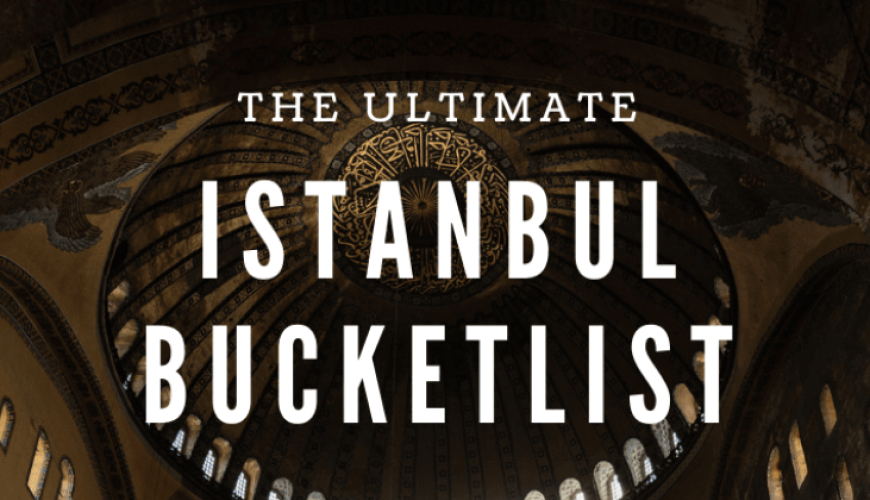 Istanbul Bucket List