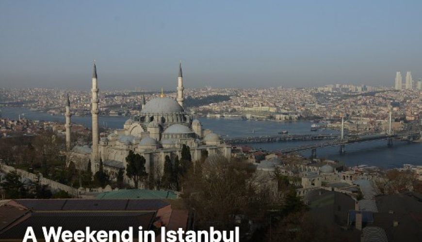 View over the historic peninsula in Istanbul