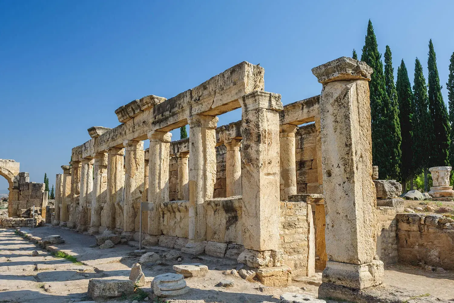 Colonnaded street at Hierapolis