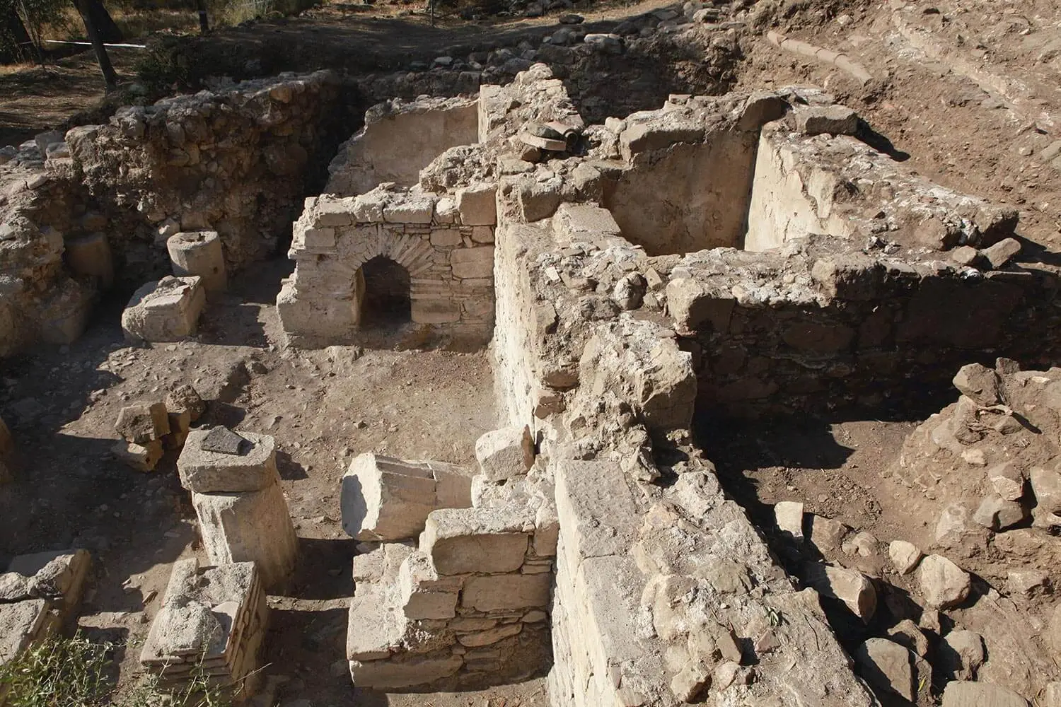 Excavated rooms at Antandros