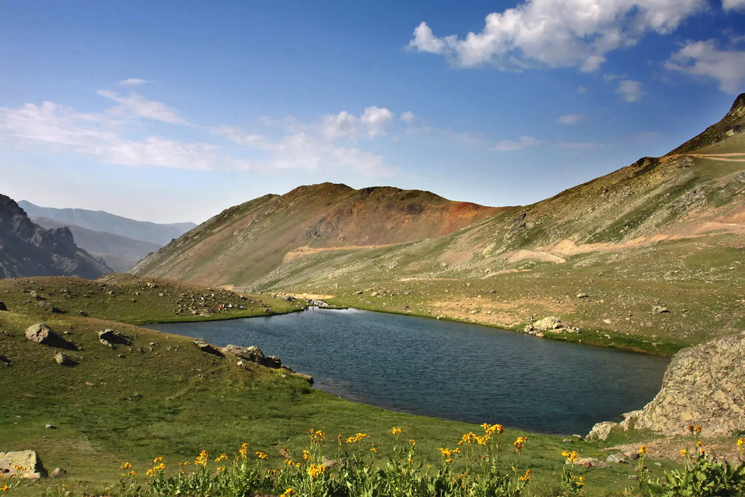 A highland lake in Kaçkar Mountains National Park