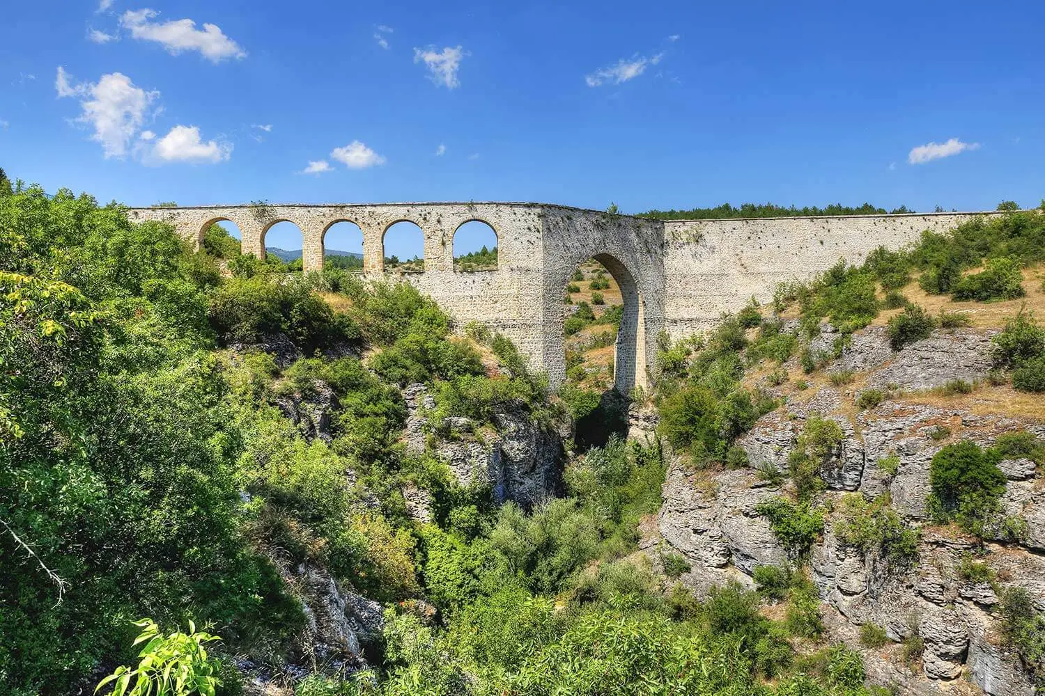 İncekaya Aqueduct spanning Tokatlı Canyon