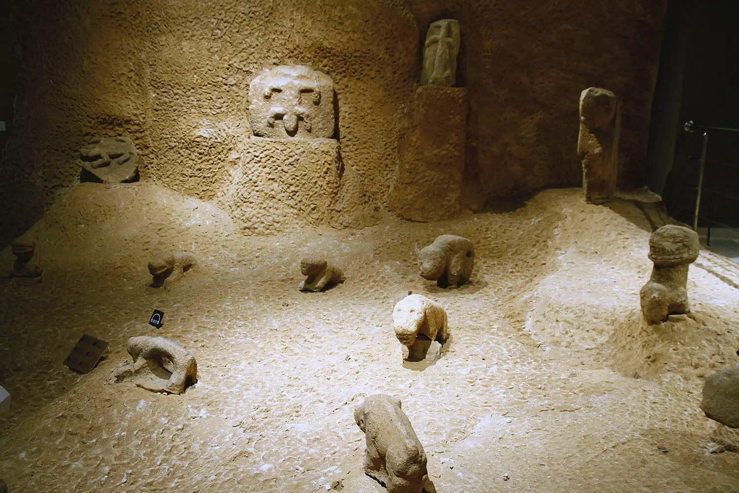Prehistoric sculptures in the Şanlıurfa Archaeology Museum