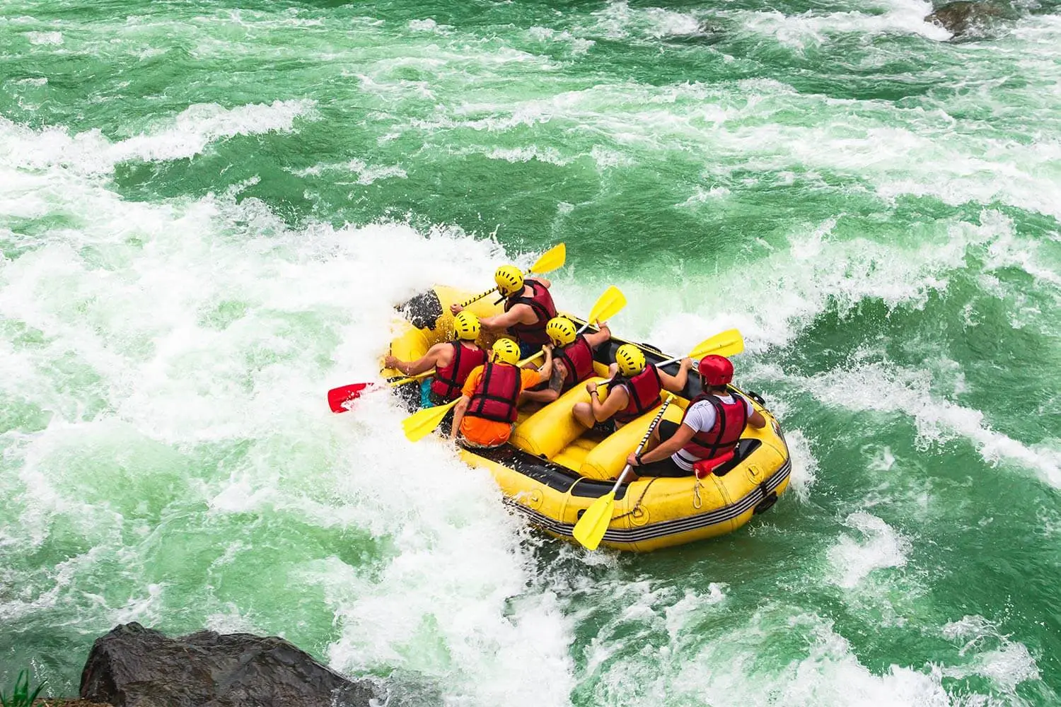 Rafting on the Fırtına stream