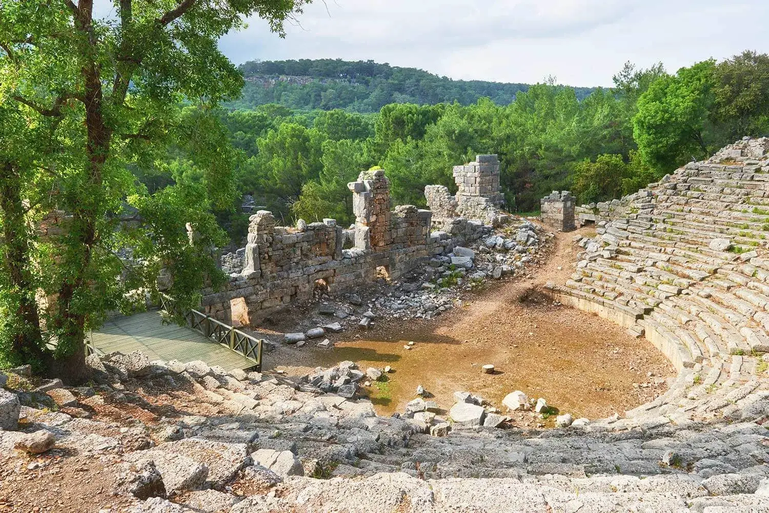 The small theatre (odeon) at Troy