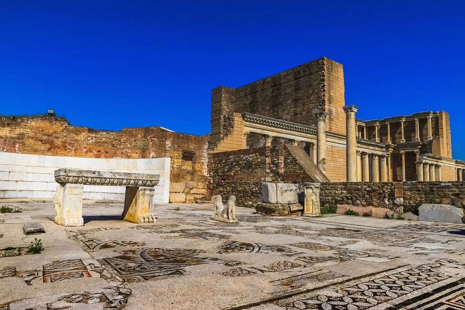 The synagogue and gymnasium at Sardis
