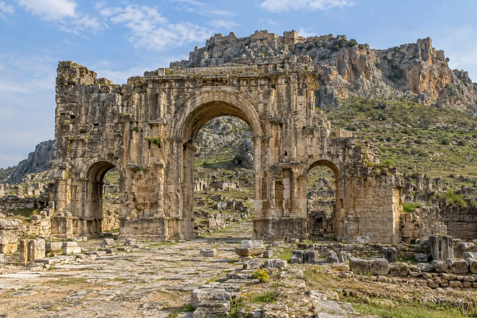 The triumphal arch of Anavarza