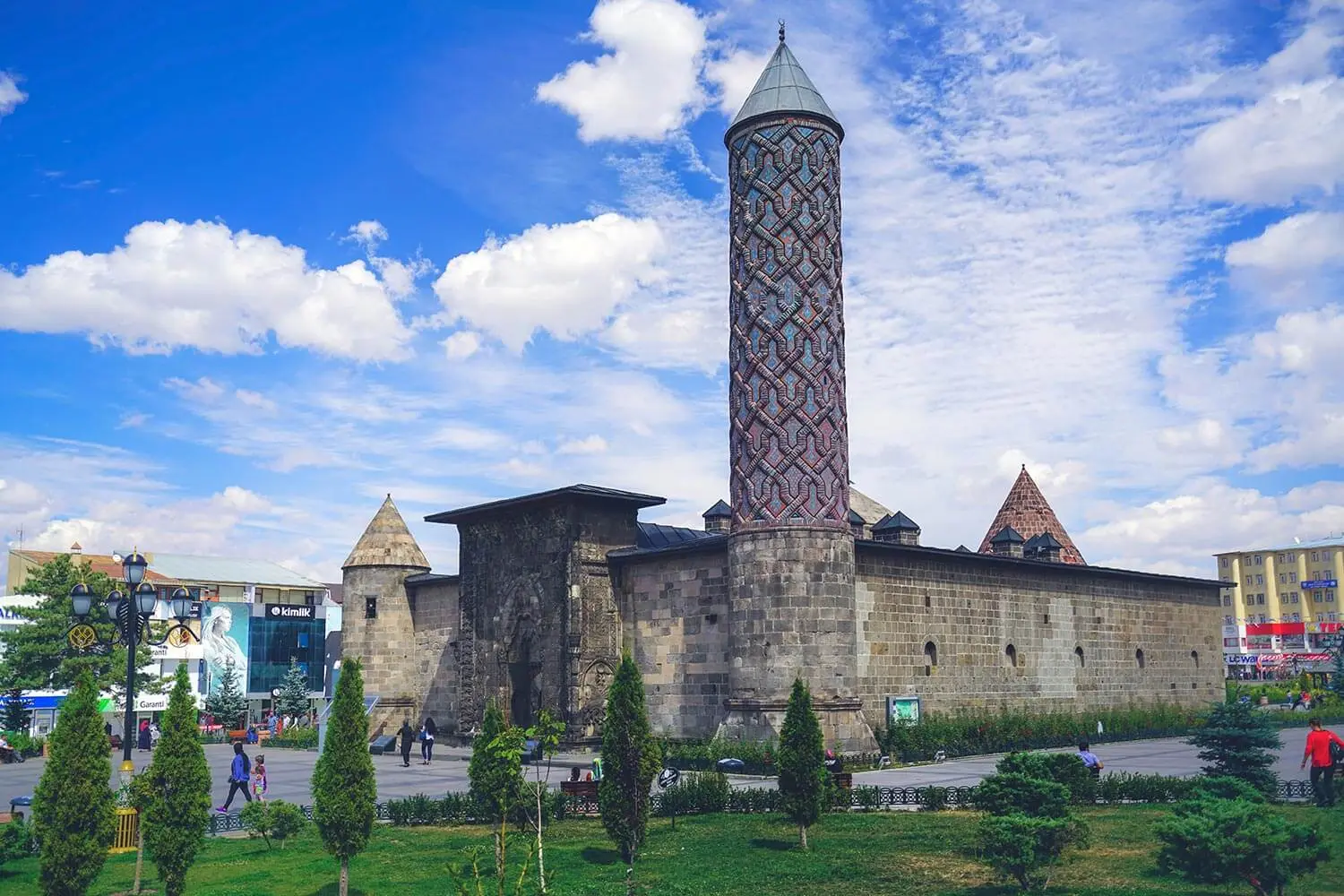 Yakutiye Madrasa and its square in Erzurum
